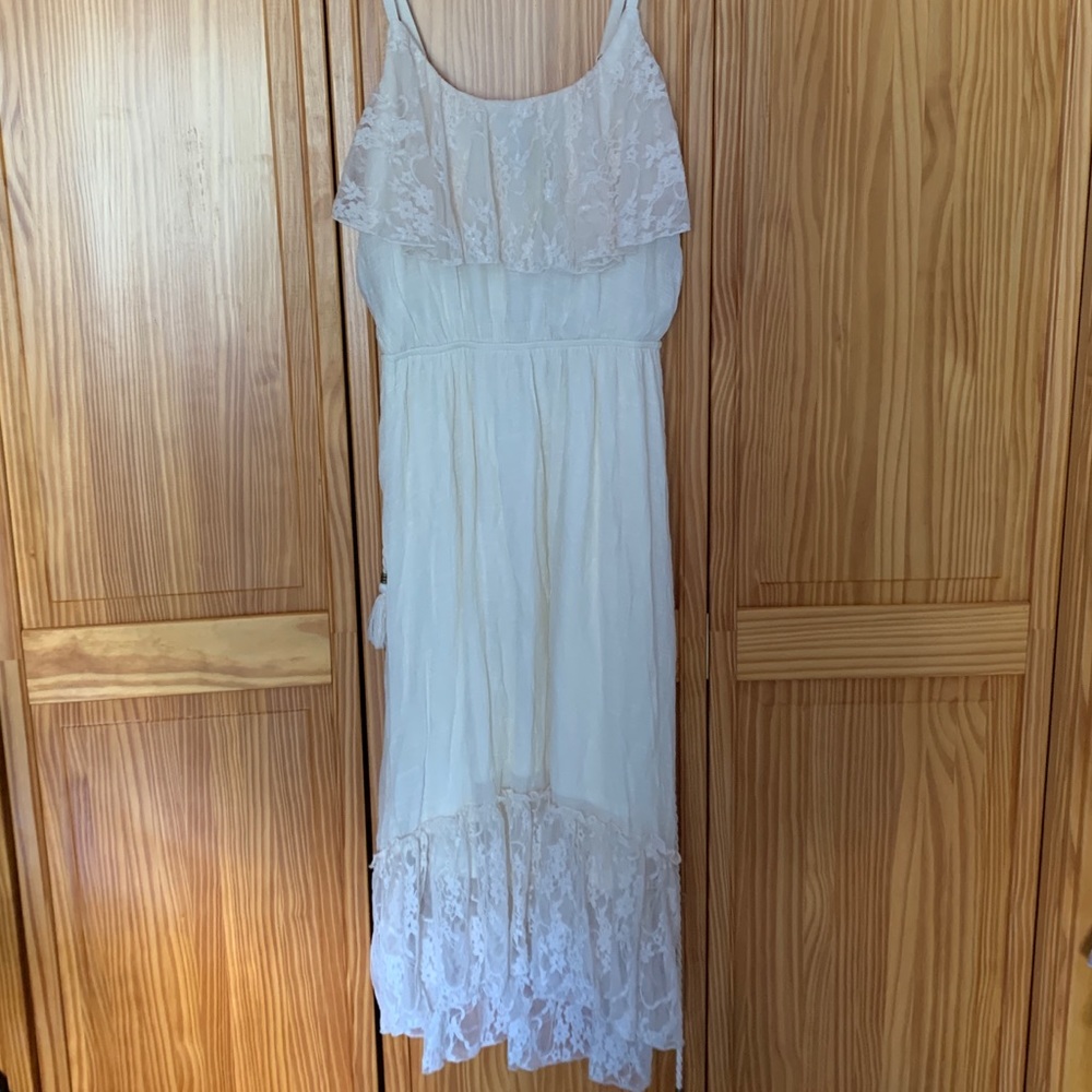 Shyanne beige boho dress L